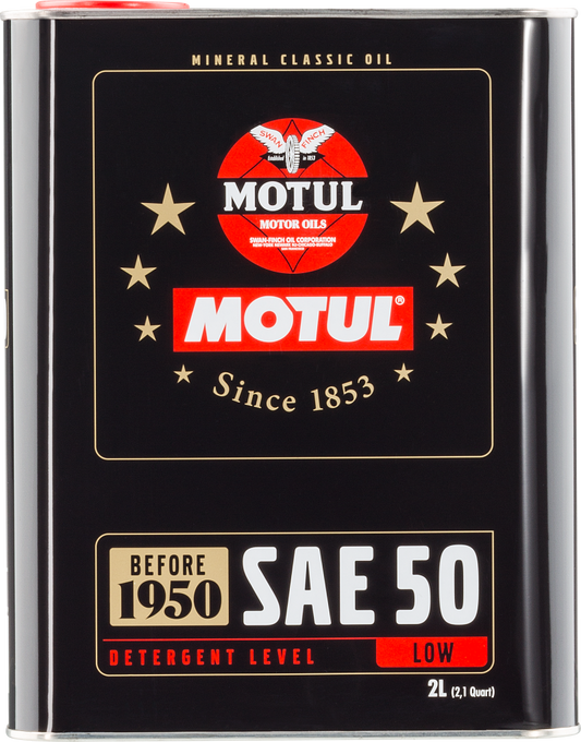 Motul Classic SAE 50 Oil - 2L