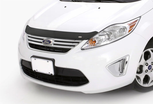 AVS 12-13 Ford Fiesta Aeroskin Low Profile Acrylic Hood Shield - Smoke