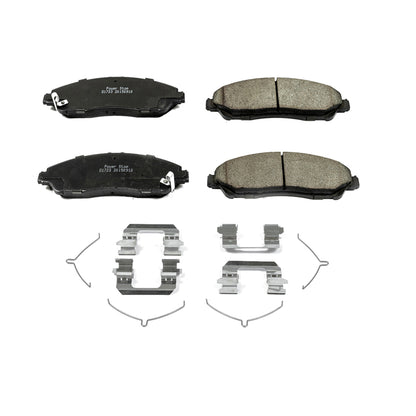 Power Stop 2021 Honda Pilot Front Z17 Evo Ceramic Brake Pads w/Hardware