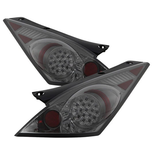 Spyder Nissan 350Z 03-05 LED Tail Lights Smoke ALT-YD-N350Z02-LED-SM