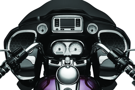 Kuryakyn Tri-Line Speaker Accents For Road Glide Chrome