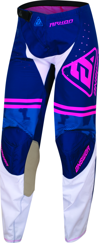 Answer 23 Arkon Trials Pant Blue/White/Magenta Youth Size - 22