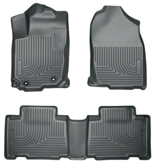 Husky Liners 2013 Honda Accord WeatherBeater Black Front & 2nd Seat Floor Liners (4-Door Sedan Only)