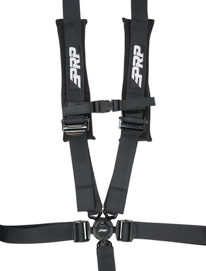 PRP 5.2 Cam-Lock Harness w/ Ratchet Lap Belt - Black