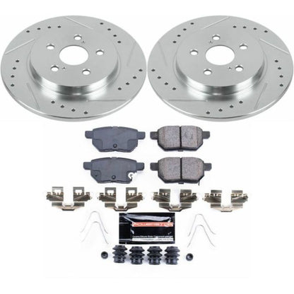 Power Stop 11-17 Lexus CT200h Rear Z23 Evolution Sport Brake Kit