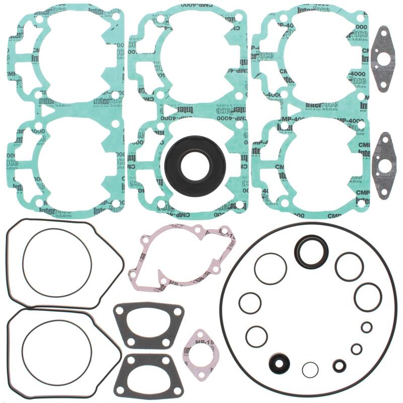 Vertex Pistons Complete Gasket Kt W/Oil Seals