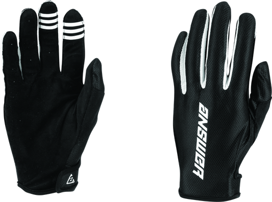 Answer Ascent Glove Black/White - Small