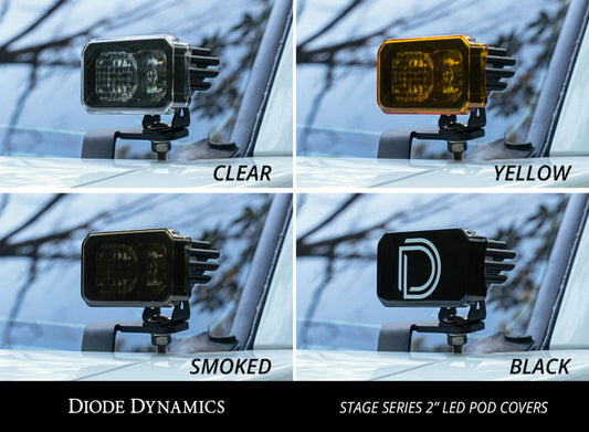 Diode Dynamics Stage Series 2 In LED Pod Cover - Yellow Each