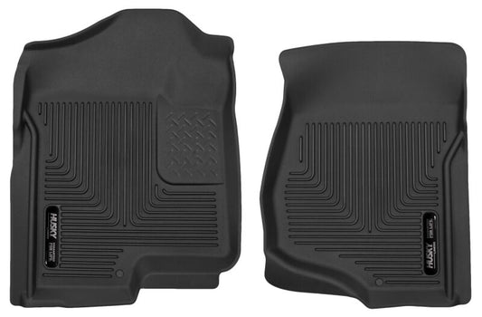 Husky Liners 07-14 Cadillac Escalade ESV/EXT Weatherbeater Black Front Floor Liners