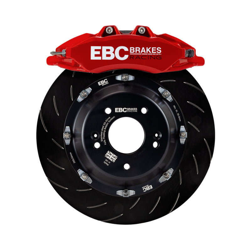 EBC Racing 92-05 BMW 3-Series E36/E46 Red Apollo-6 Calipers 355mm Rotors Front Big Brake Kit