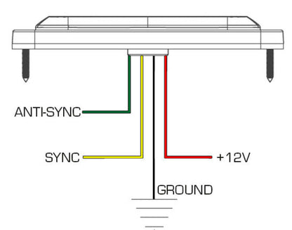 Oracle 6 LED Slim Strobe - White SEE WARRANTY