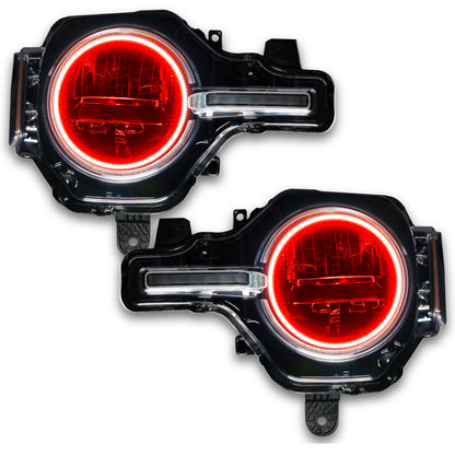 Oracle 2021 Ford Bronco Base Headlight LED Halo Kit - ColorSHIFT - w/ 2.0 Controller SEE WARRANTY