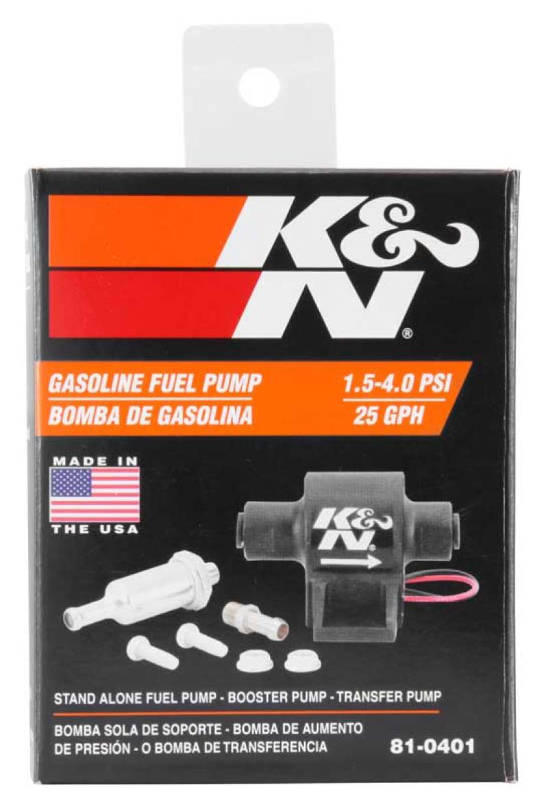 K&N Performance Electric Fuel Pump 1.5-4 PSI