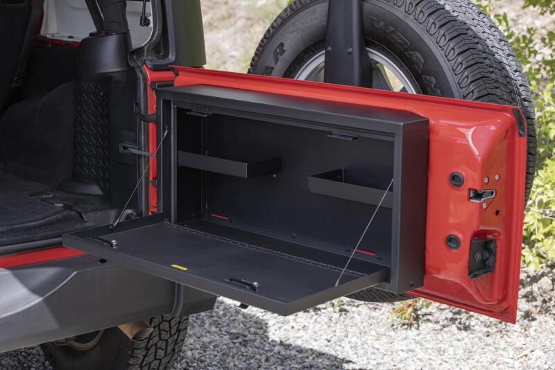 Tuffy Jeep Wrangler Tailgate Lockbox W/Keyed Lock