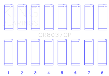 King 01-09 GM Duramax 6.6L A Rod (Size STD) Connecting Rod Bearing Set