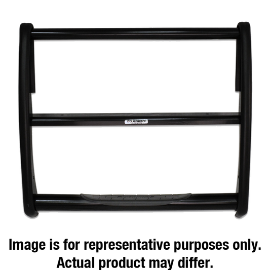 Go Rhino 09-19 Dodge Ram 1500 3000 Series StepGuard - Black (Center Grille Guard Only)