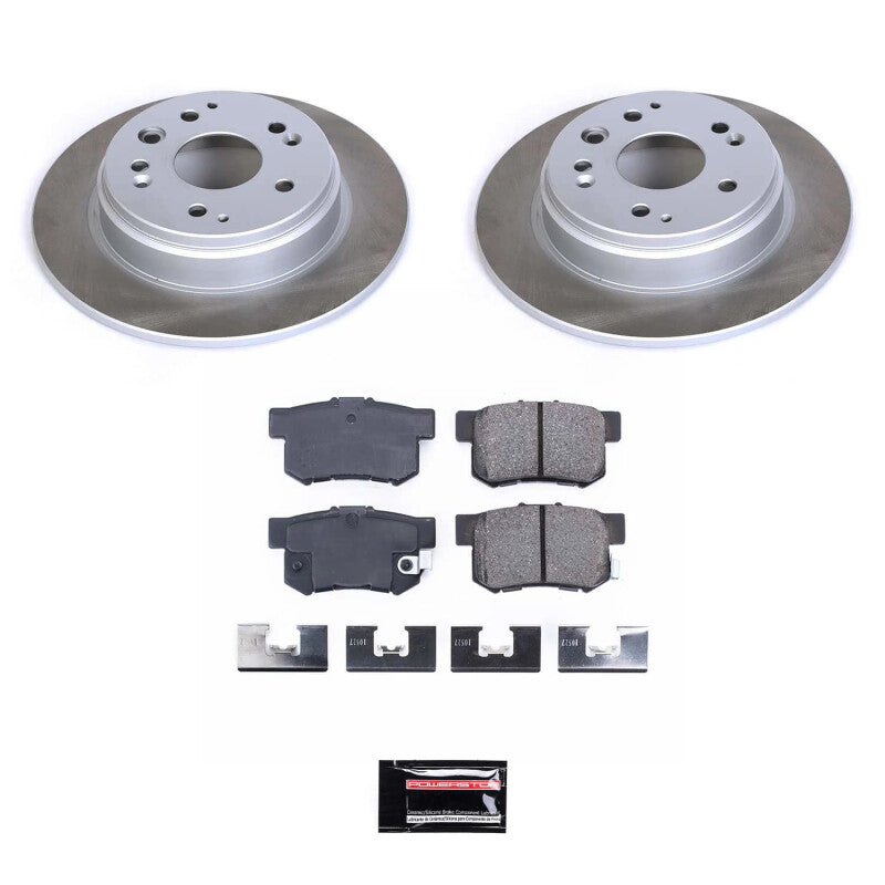 Power Stop 99-03 Acura TL Rear Semi-Coated Rotor Kit