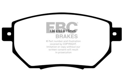 EBC 03-05 Infiniti FX35 3.5 Yellowstuff Front Brake Pads