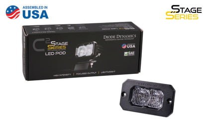 Diode Dynamics Stage Series 2 In LED Pod Sport - White Fog Flush ABL Each