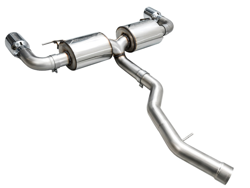 AWE 19-23 BMW 330i / 21-23 BMW 430i Base G2X Touring Axle Back Exhaust - Chrome Silver - Precision R