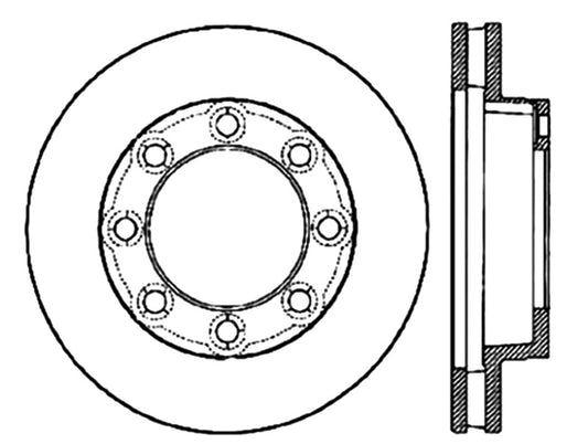 StopTech Slotted & Drilled Sport Brake Rotor