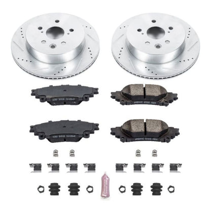 Power Stop 14-15 Lexus IS250 Rear Z23 Evolution Sport Brake Kit