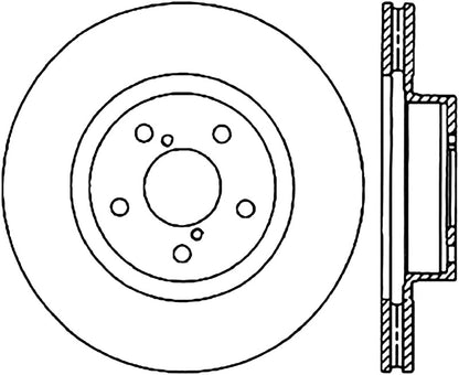 StopTech Power Slot 05-08 STi (5x114.3) CRYO Front Right Rotor