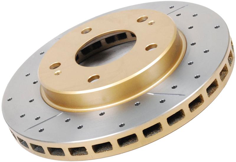 DBA 07+ Toyota Landcruiser 200 Series Rear Cross Drilled & Slotted Street Series Rotor