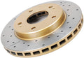 DBA 08-21 Lexus LX570 Front Drilled & Slotted Street Series Rotor