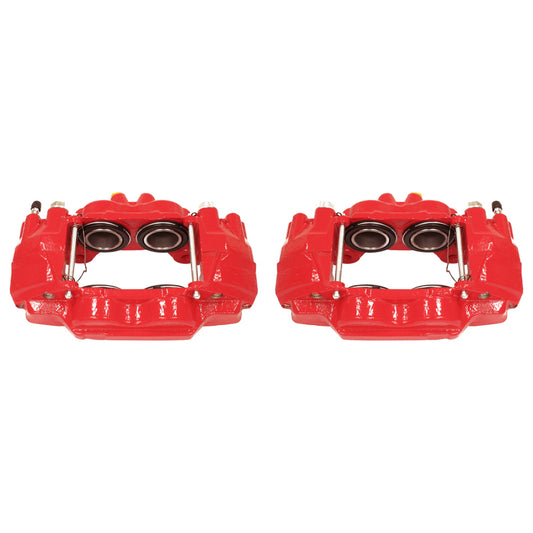 Power Stop 03-09 Toyota 4Runner Front Red Calipers w/o Brackets - Pair