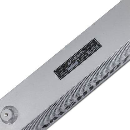 Mishimoto Universal Carbon Fiber Intercooler - Gloss Tanks - 450mm Silver Core - C-Flow - BL V-Band