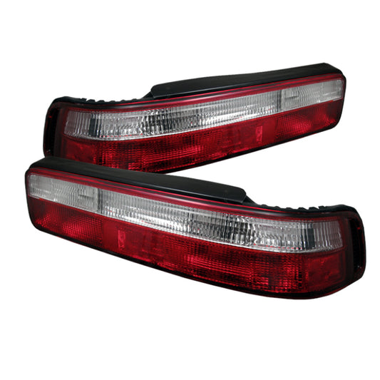 Spyder Acura Integra 90-93 2Dr Euro Style Tail Lights Red Clear ALT-YD-AI90-RC