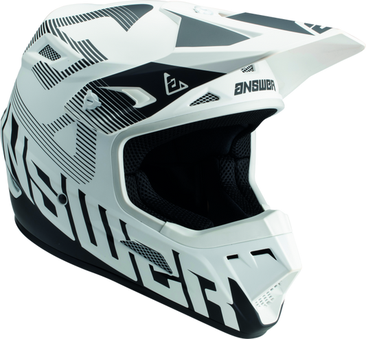 Answer AR1 V2 Bold Helmet White/Black - XL