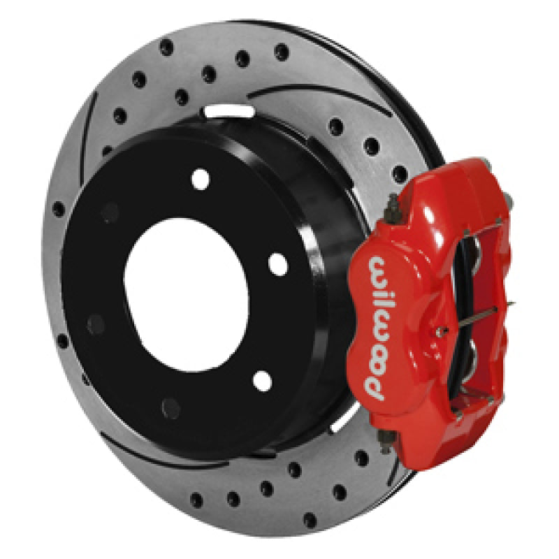 Wilwood 63-87 C10/C15 Dynalite FDLI Red Calipers 12.19 x .81in D/S Rotors 6-Lug Rear Disc Brake Kit