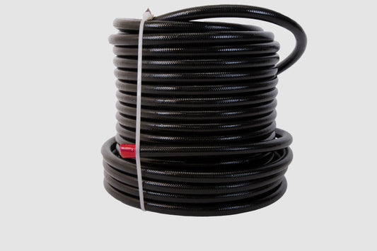 Aeromotive PTFE SS Braided Fuel Hose - Black Jacketed - AN-10 x 20ft