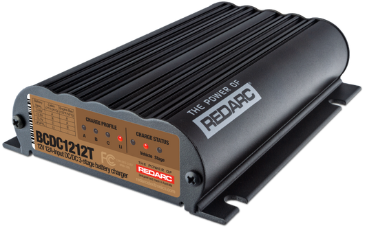 REDARC DC/DC 3-Stage Vehicle to Trailer Battery Charger - 12V 12A