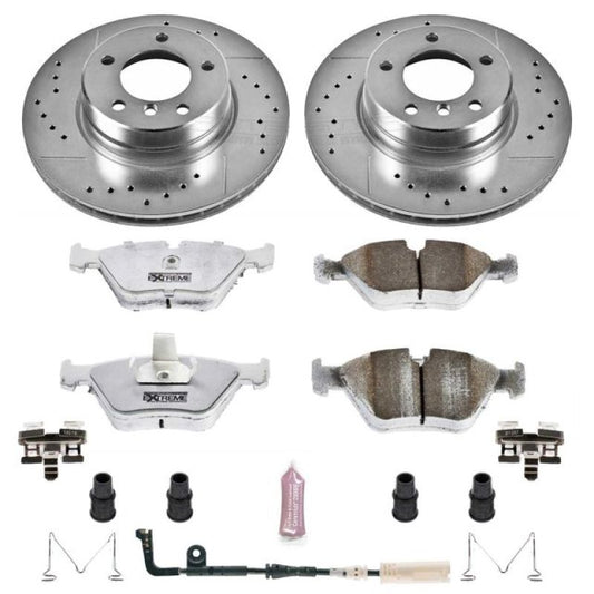 Power Stop 04-05 BMW 525i Front Z26 Street Warrior Brake Kit