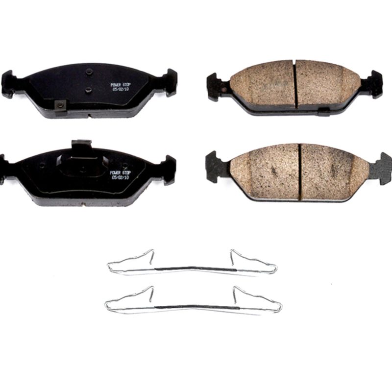 Power Stop 2000 Kia Spectra Front Z17 Evo Ceramic Brake Pad w/Hardware