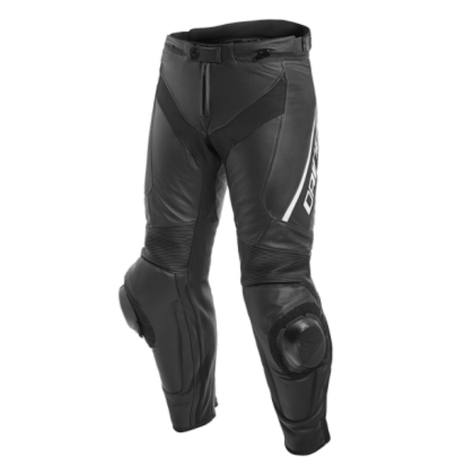 Dainese Delta 3 Perforated Leather Pants Black/White Size - 58