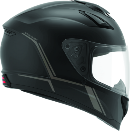 Sena Technologies Stryker Bluetooth Helmet w/ Mesh Intercom Matte Black - Medium