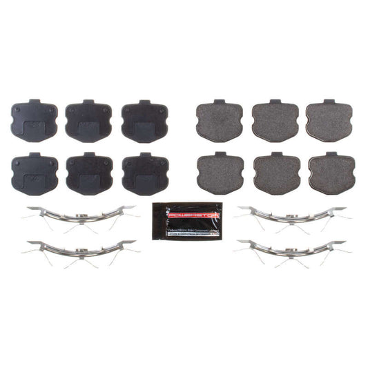 Power Stop 06-13 Chevrolet Corvette Front Z23 Evolution Sport Brake Pads w/Hardware