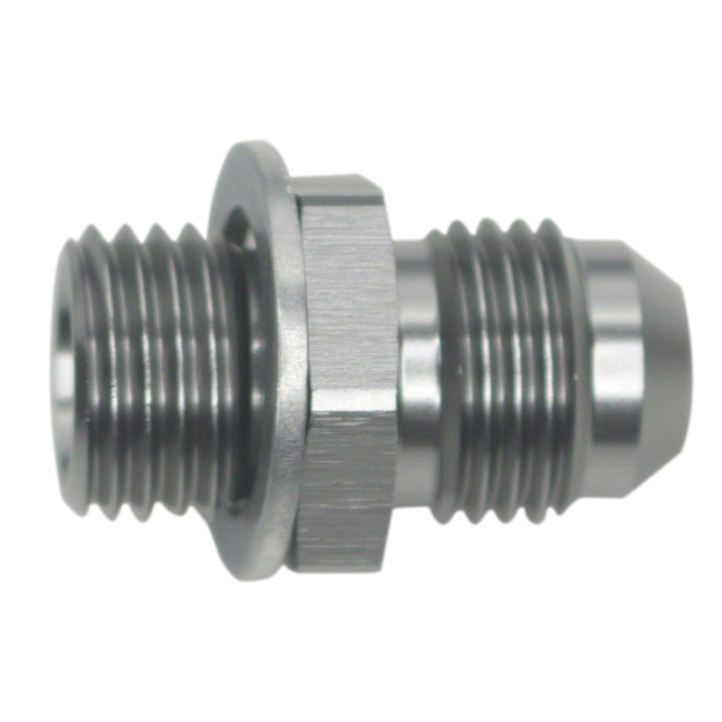 DeatschWerks 6AN Male Flare to M14 X 1.5 Male Metric Adapter  (Incl. Crush Washer) - Titanium