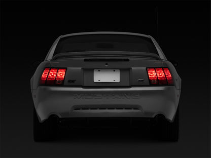 Raxiom 96-04 Ford Mustang Excluding 99-01 Cobra Sequential Tail Light Kit (Plug-and-Play Harness)