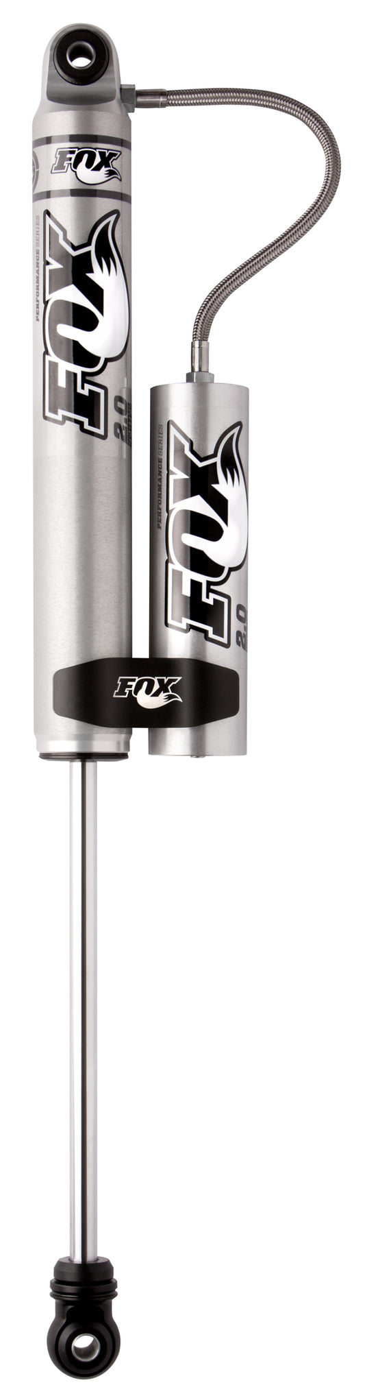 Fox 99-04 Ford SD 2.0 Performance Series 9.6in. Smooth Body Remote Res. Front Shock / 1.5-3in. Lift