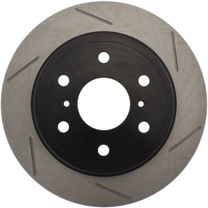 StopTech PowerSlot Chevrolet Avalanche/Silverado/Suburban/Tahoe / GMC Yukon Left Slotted Rear Rotor