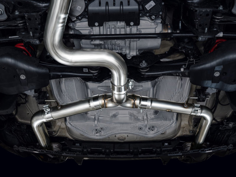 AWE Tuning Audi 22-23 8Y RS3 Cat-Back Track Edition Exhaust System - No Tips - Precision R