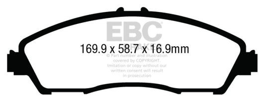 EBC 14+ Acura MDX 3.5 Greenstuff Front Brake Pads