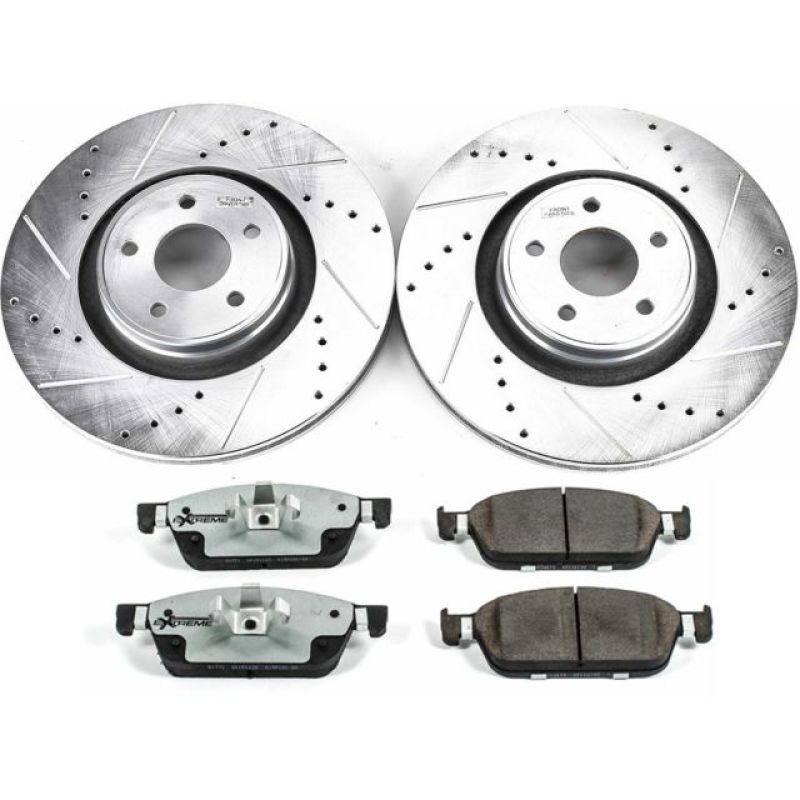 Power Stop 15-18 Ford Focus Front Z26 Street Warrior Brake Kit