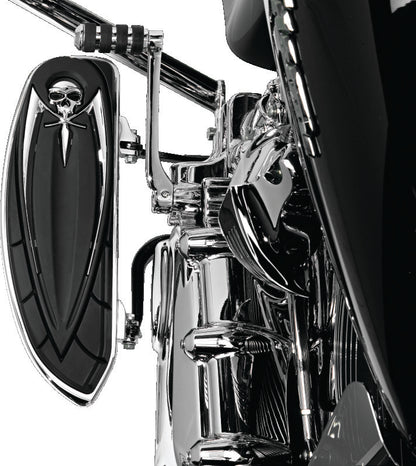 Kuryakyn Floorboard Relocator Brackets 17-23 Touring Chrome