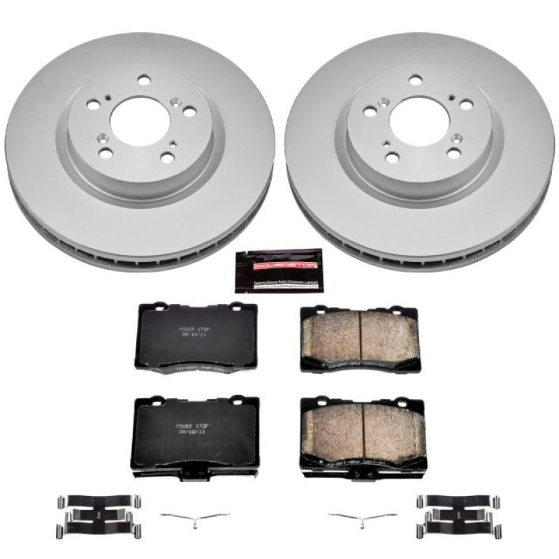 Power Stop 05-12 Acura RL Front Z17 Evolution Geomet Coated Brake Kit